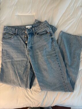 H&M Light Blue Straight Leg Women's Jeans